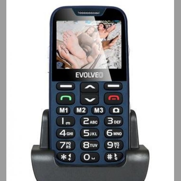 Mobilní telefon  s nabíjecím stojánkem EVOLVEO EasyPhone XD