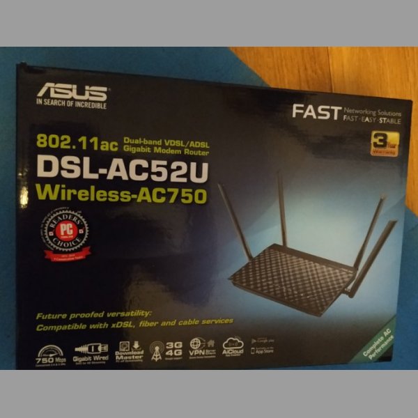 ASUS DSL-AC52U ADSL / VDSL modemový Wi-Fi router
