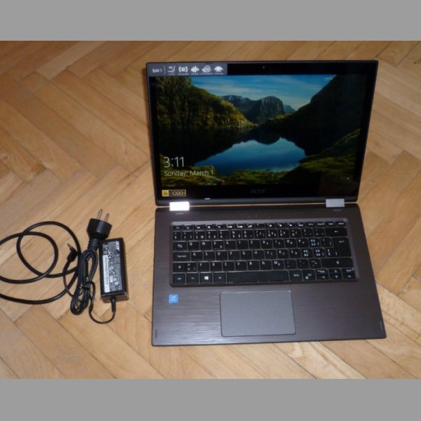 Konvertibilní notebook/tablet 2v1 Acer Spin 3 14'' FHD 360°